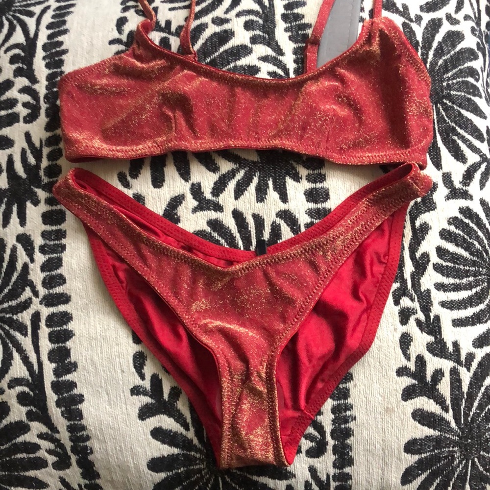 Triangl Swimwear Red Bikini Set
